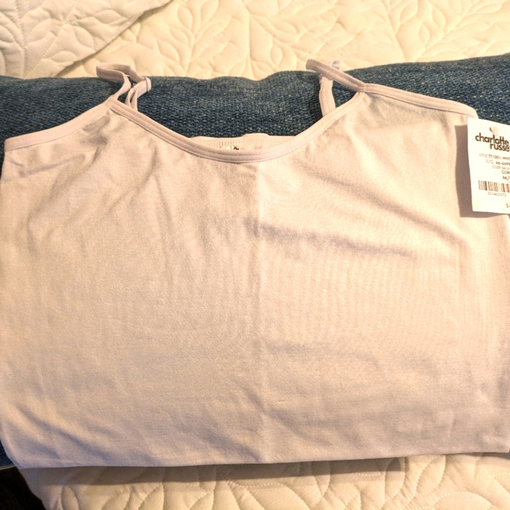 NWT Charlotte Russe white camisole